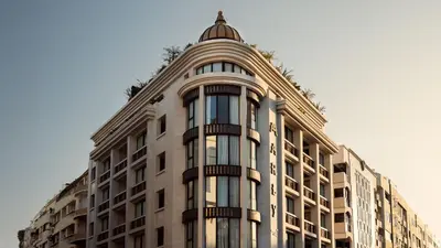 a tall building with a dome on top of it at Marly Boutique Hôtel in Casablanca