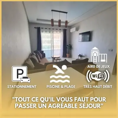 Appartement neuf avec Plage