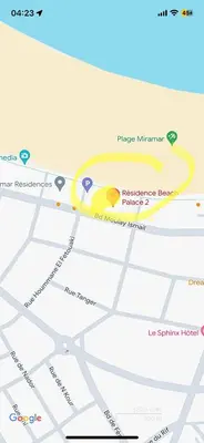 a map of the philadelphia zoo at The hidden oasis, steps from the beach and pool in Mohammedia
