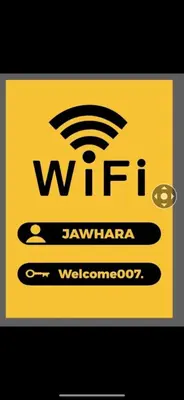 a sign for the wirir zvezda water connector at Appartement Casablanca proche de la mer in Dar Mouddene