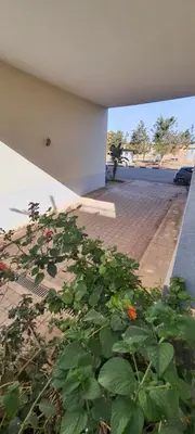 a bunch of plants in front of a building at Settat room Homy in Settat