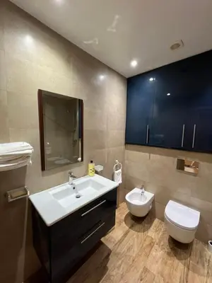 a bathroom with a sink and a toilet at STUDIO CASABLANCA BEsT STAY 1 in Casablanca