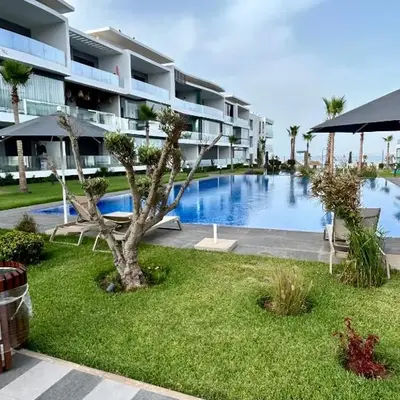 Condo beach view in Casablanca