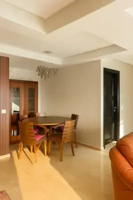 a dining room with a table and chairs at Casablanca in panoramic mode in Casablanca