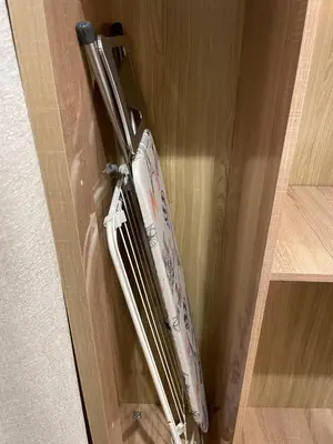 a baseball bat is hanging on a door at NESK STAY Gauthier in Casablanca