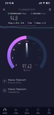 a screenshot of a cell phone screen with a number at Maârif Penthouse in Casablanca