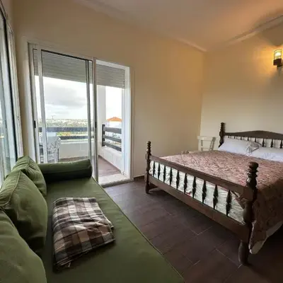 Beach flat with pool at Al Mansouria