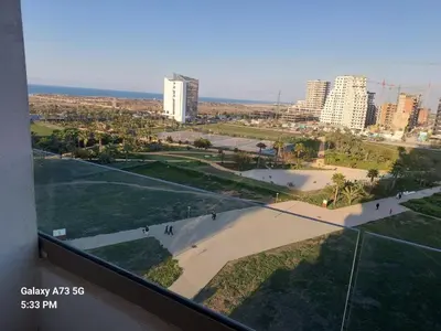 a view of a city from a building at appartement à Zenata casablanca in Aïn Harrouda