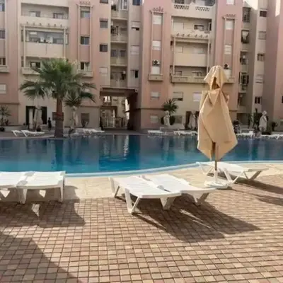Appartement 2 chambres a coucher dans un residence securise au centre Mohamadia