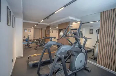 a gym with several exercise bikes in a room at Terrace Solarium & Fitness & Berber Tradition in Casablanca