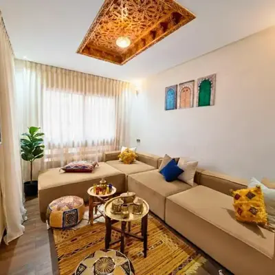 Seaside 3 bedrooms apartment in Mansouria near Sablette Beach Mohammadia