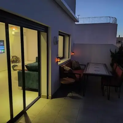 2 min walk from Four Seasons Hotel-Cozy Terrace Stay in the Heart of Rabat