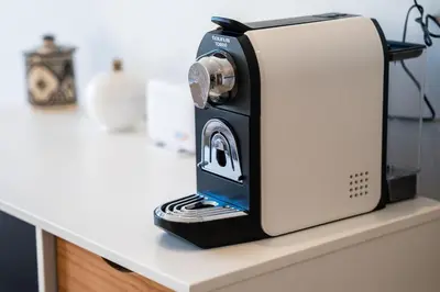 a toaster oven sitting on top of a counter at C14- 1BR Luxury Apartment -Terrace Majorelle in Casablanca
