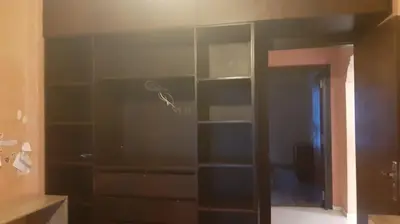 a bathroom with a shower with a glass door at Appartement meublé à Casablanca in Casablanca