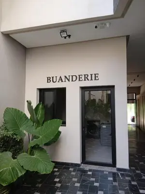 a building with a sign that reads banquetride at BeauLiving Park in Casablanca