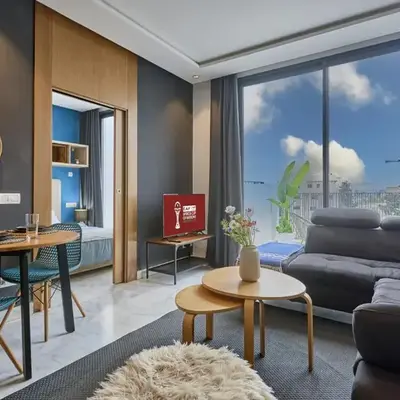 Bright Studio at Bliving with Sunny Terrace 1 BR