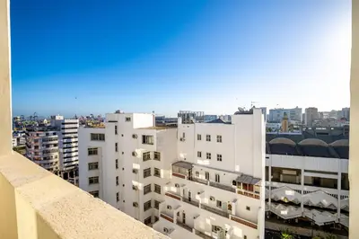 a view from the balcony of a building at Diwan Casablanca Hotel & Spa in Casablanca