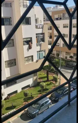 a view from the window of a building at Résidence jnane California in Casablanca