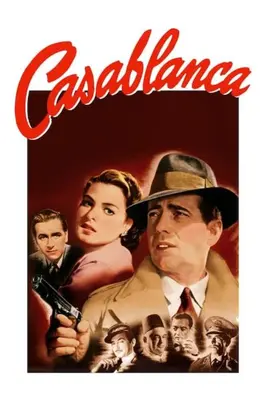 a movie poster of a man with a gun at Appartement Casablanca Anfa in Casablanca